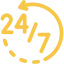 24/7 service